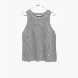 MADEWELL GREY SWEATER TANK TOP